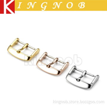 10 12 14 16 18 20 22mm Sliver Rose Gold Watch Tang Clasp Easy release Stainless Steel Pin watch buckle